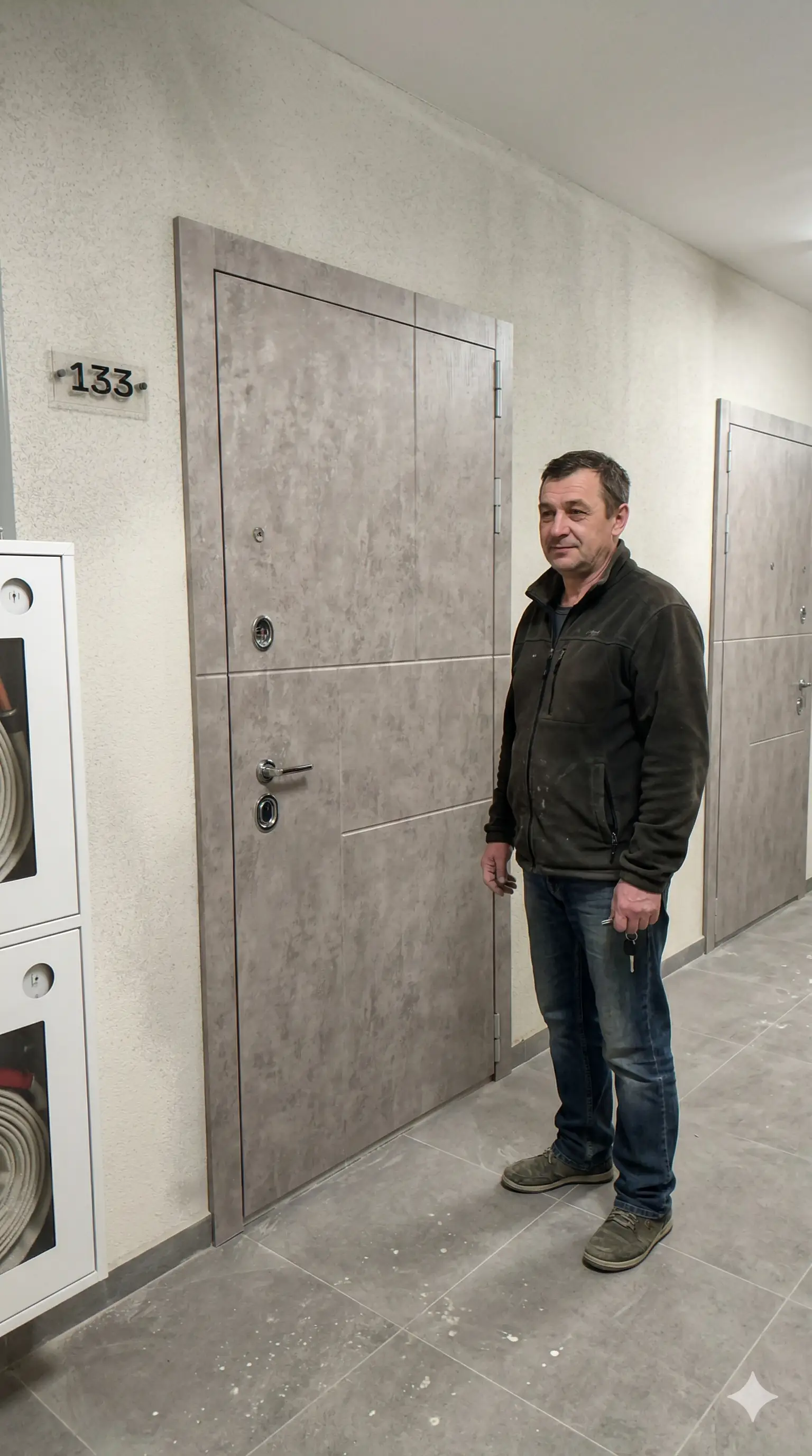 Дверь в новостройке